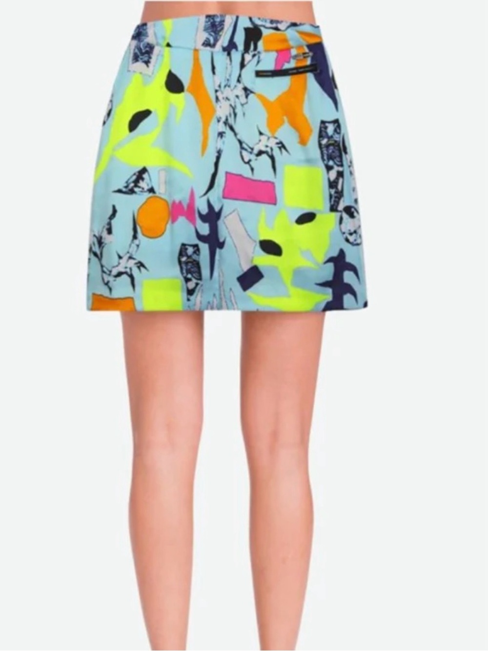 Jamie Sadock Neon Abstract Blue Mini Skort Size 2